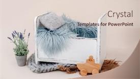  Presentation with newborn baby - Slide set enhanced with beautiful-composite-for-newborn-photosession background and a lemonade colored foreground