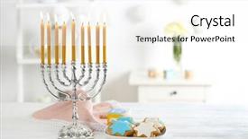  Presentation with hanukkah - PPT theme having beautiful composition for hanukkah background and a white colored foreground