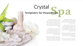  Presentation with culture and treatment - Audience pleasing presentation design consisting of beautiful composition of spa treatment backdrop and a  colored foreground