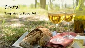  Presentation with wine book cheese - Amazing slides having beautiful composition of white wine backdrop and a  colored foreground