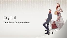  Presentation with gala - PPT layouts having beautiful-couple-of-young-people background and a white colored foreground