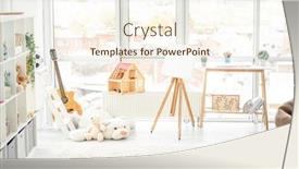  Presentation with children - PPT layouts featuring beautiful-cozy-and-light-children background and a cream colored foreground
