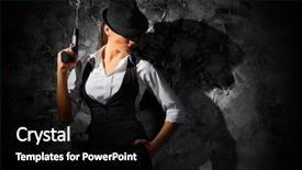  Presentation with gun - Amazing PPT layouts having set tables outside the restaurant waiting for customers green chairs green plants a place for lunch backdrop and a dark gray colored foreground