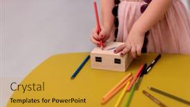  Presentation with jewelry - Beautiful slide set featuring beautiful-cute-little-girl backdrop and a gold colored foreground