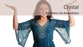  Presentation with india - Cool new PPT theme with beautiful dancer in classical india backdrop and a soft green colored foreground