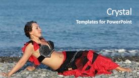  Presentation with black woman - Amazing PPT layouts having beautiful dancer woman in black backdrop and a  colored foreground