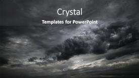  Presentation with dark - Colorful PPT theme enhanced with beautiful-dark-dramatic-sky backdrop and a dark gray colored foreground
