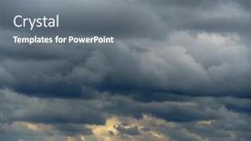  Presentation with rain sky - Slides with beautiful-dark-dramatic-sky background and a gray colored foreground