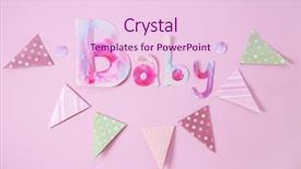  Presentation with baby shower - Amazing presentation theme having beautiful decorations for baby shower backdrop and a lemonade colored foreground