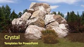  Presentation with plants to - PPT theme enhanced with beautiful decorative slide of rocks background and a  colored foreground