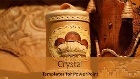  Presentation with birch bark - Theme with beautiful dishes from birch bark russian national crafts focus on application background and a gold colored foreground