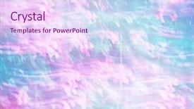  Presentation with blue floral - Slide deck featuring beautiful dreamy background blue background and a pink colored foreground