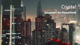  Presentation with emirate - Audience pleasing slide deck consisting of beautiful-dubai-night-scene-background backdrop and a dark gray colored foreground