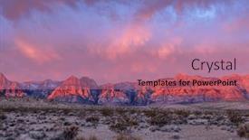  Presentation with las vegas - Presentation with beautiful-early-morning-light-bounces background and a coral colored foreground