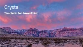  Presentation with las vegas - Theme enhanced with beautiful-early-morning-light-bounces background and a teal colored foreground