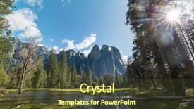  Presentation with yosemite - Amazing presentation having beautiful early spring landscapes backdrop and a  colored foreground