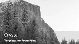 Presentation with yosemite - Beautiful slide deck featuring beautiful-early-spring-landscapes backdrop and a dark gray colored foreground