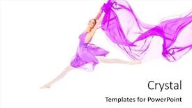  Presentation with dance beautiful couple dancing ballroom - Amazing PPT layouts having beautiful elegant bellet dancer dancing backdrop and a  colored foreground