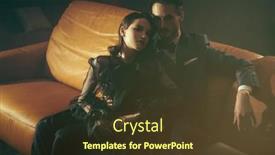  Presentation with luxury lifestyle - Amazing theme having beautiful-elegant-couple-in-fashionable backdrop and a tawny brown colored foreground