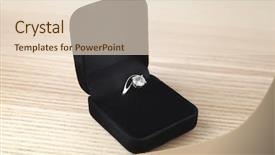  Presentation with engagement - Cool new theme with beautiful engagement ring in box backdrop and a lemonade colored foreground