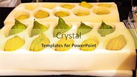  Presentation with shapes - PPT layouts consisting of beautiful-etrogs-are-stacked background and a yellow colored foreground