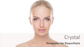  Presentation with healthy - Audience pleasing PPT layouts consisting of beautiful-face-of-young backdrop and a lemonade colored foreground