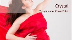  Presentation with fairy - Colorful slide deck enhanced with beautiful fairy artistic pregnant concept backdrop and a lemonade colored foreground