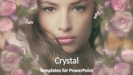  Presentation with fantasy - Slides enhanced with beautiful fantasy woman with frame background and a gray colored foreground