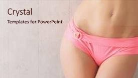  Presentation with sexy girl in stars - Colorful PPT theme enhanced with beautiful female body - young attractive girl in sexy backdrop and a lemonade colored foreground