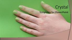  Presentation with manicure - Cool new slides with  backdrop and a  colored foreground