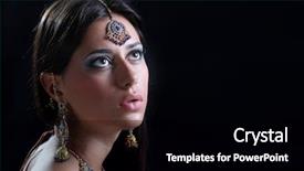  Presentation with indian traditional - Slide deck having  background and a  colored foreground