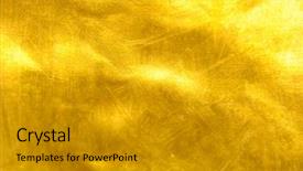  Presentation with abstract gold - Slide set enhanced with beautiful fine brushed golden texture background and a gold colored foreground