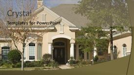  Presentation with portfolio - Slide set featuring  background and a  colored foreground