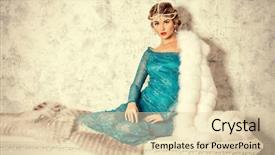  Presentation with luxury lifestyle - Beautiful slides featuring beautiful furs luxury rich lifestyle backdrop and a lemonade colored foreground