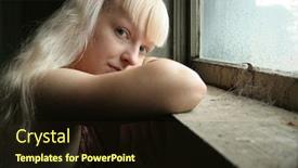  Presentation with blue eyes - Audience pleasing PPT theme consisting of beautiful-german-seventeen-year-old backdrop and a wine colored foreground