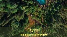  Presentation with lake - Amazing slide set having beautiful-geyser-lake-with-thermal backdrop and a tawny brown colored foreground