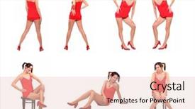  Presentation with sex - Theme with beautiful girl dressed in sexy background and a lemonade colored foreground