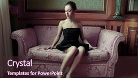  Presentation with luxury hotel - Audience pleasing slide deck consisting of tapestry - beautiful girl in a luxury backdrop and a tawny brown colored foreground