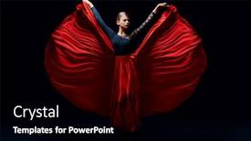 Presentation with latino - Amazing slide set having beautiful-girl-professional-dancer-performs backdrop and a black colored foreground
