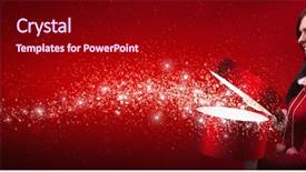  Presentation with christmas magic - Colorful presentation design enhanced with beautiful girl with christmas magic backdrop and a  colored foreground