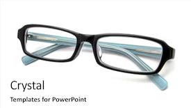  Presentation with frames isolated on white brown - Beautiful theme featuring beautiful glasses isolated on white backdrop and a white colored foreground