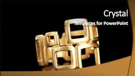  Presentation with gold black - Slides with beautiful gold ring on black background background and a black colored foreground