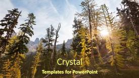  Presentation with fall mountains - Slides featuring beautiful-golden-larches-in-mountains background and a tawny brown colored foreground