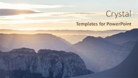  Presentation with green mountains - 