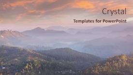  Presentation with green mountains - 