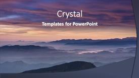  Presentation with green mountains - PPT theme having beautiful-green-natural-landscapes background and a  colored foreground