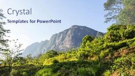  Presentation with green mountains - 