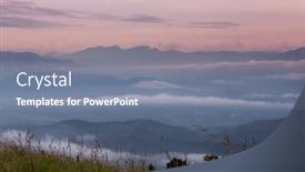  Presentation with green mountains - 