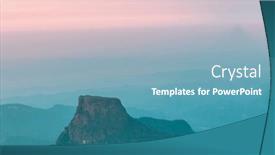  Presentation with green mountains - 