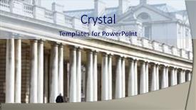  Presentation with university - Slides enhanced with beautiful greenwich university background and a sky blue colored foreground